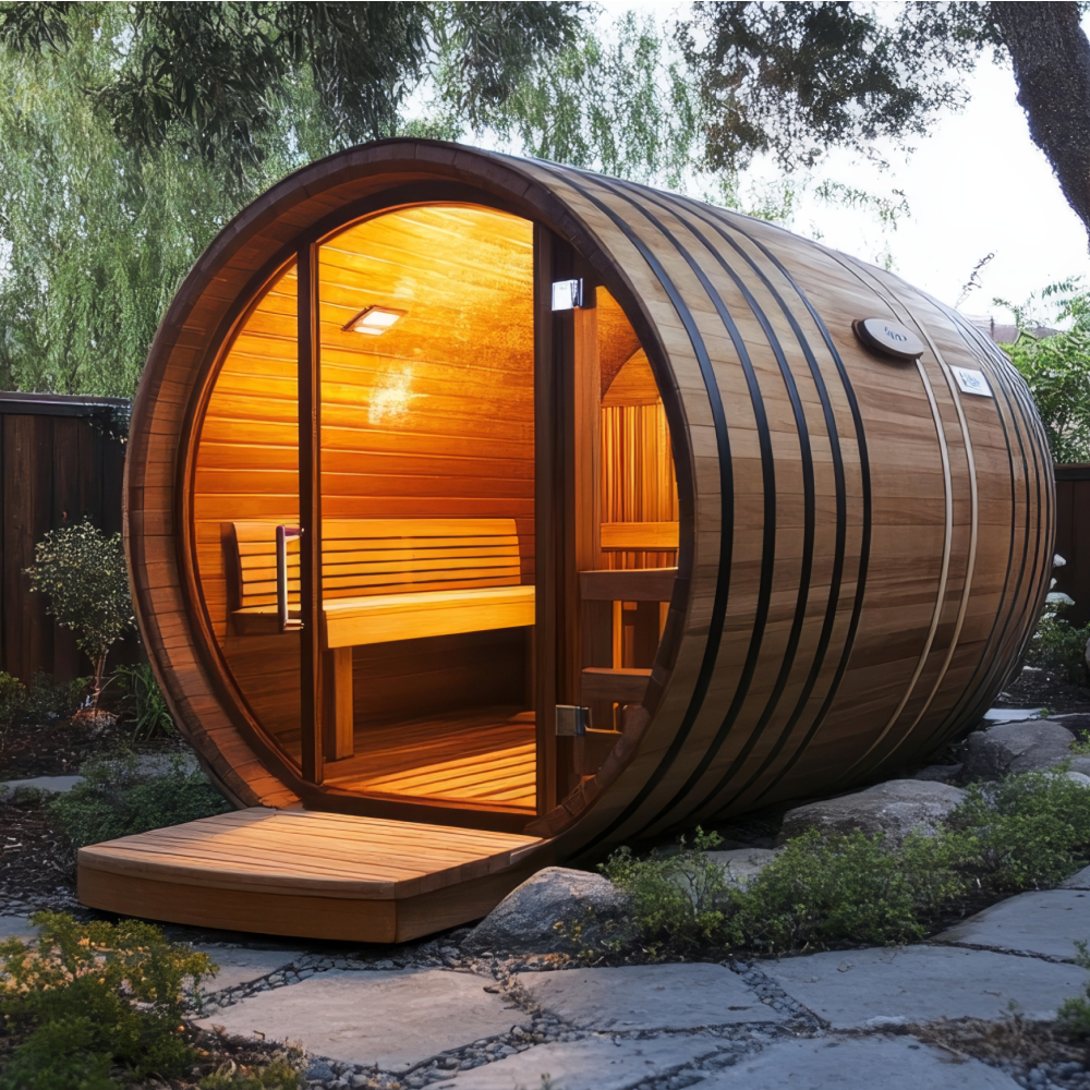Cedar Barrel Sauna